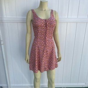 BP Nordstroms Pink Floral Sleeveless Dress Size XXS